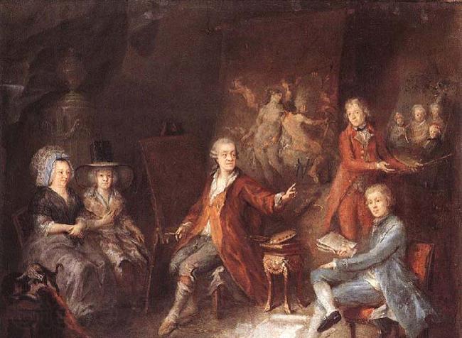 Martin Johann Schmidt The Painter and his Family